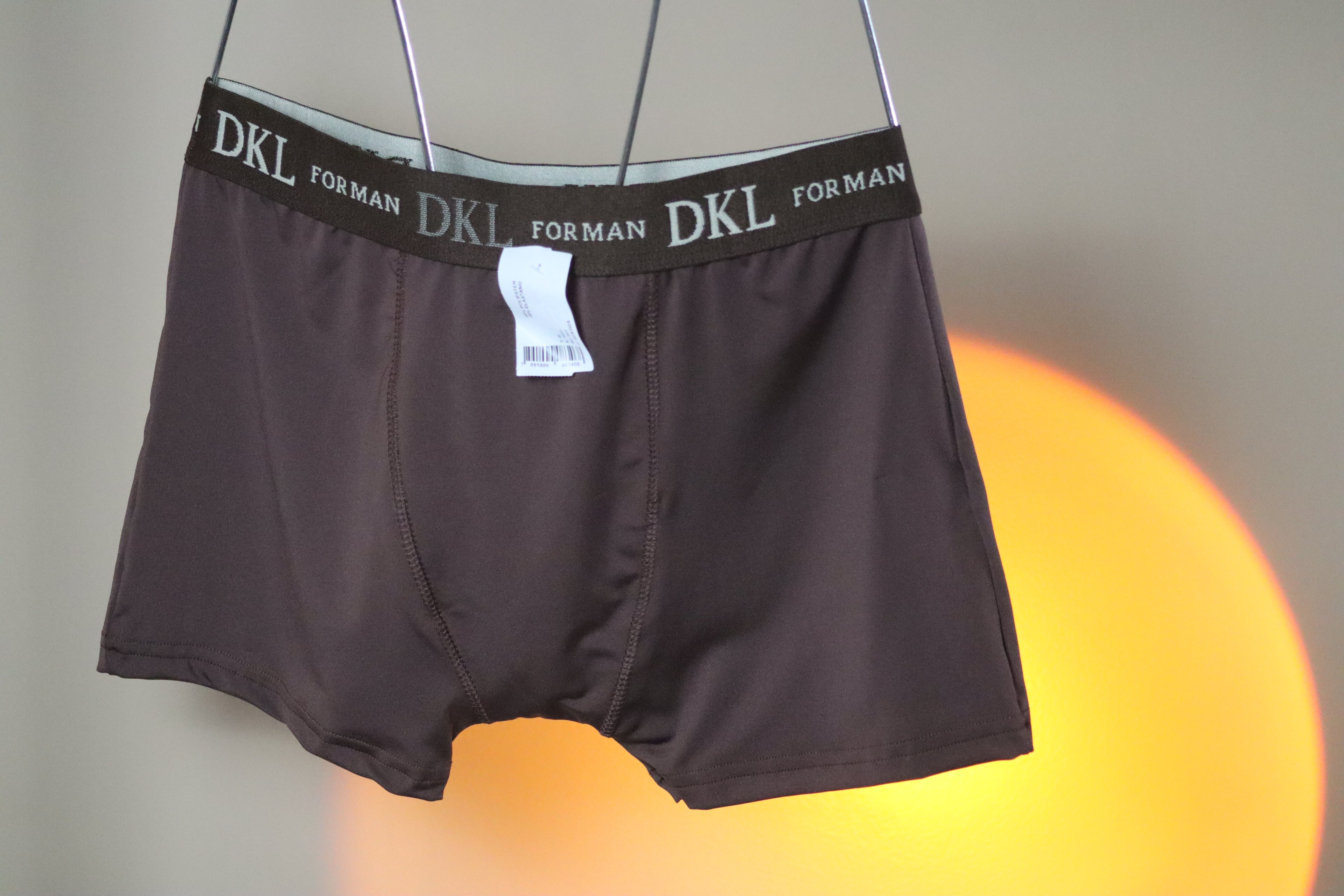 Cueca Boxer de Microfibra Marrom