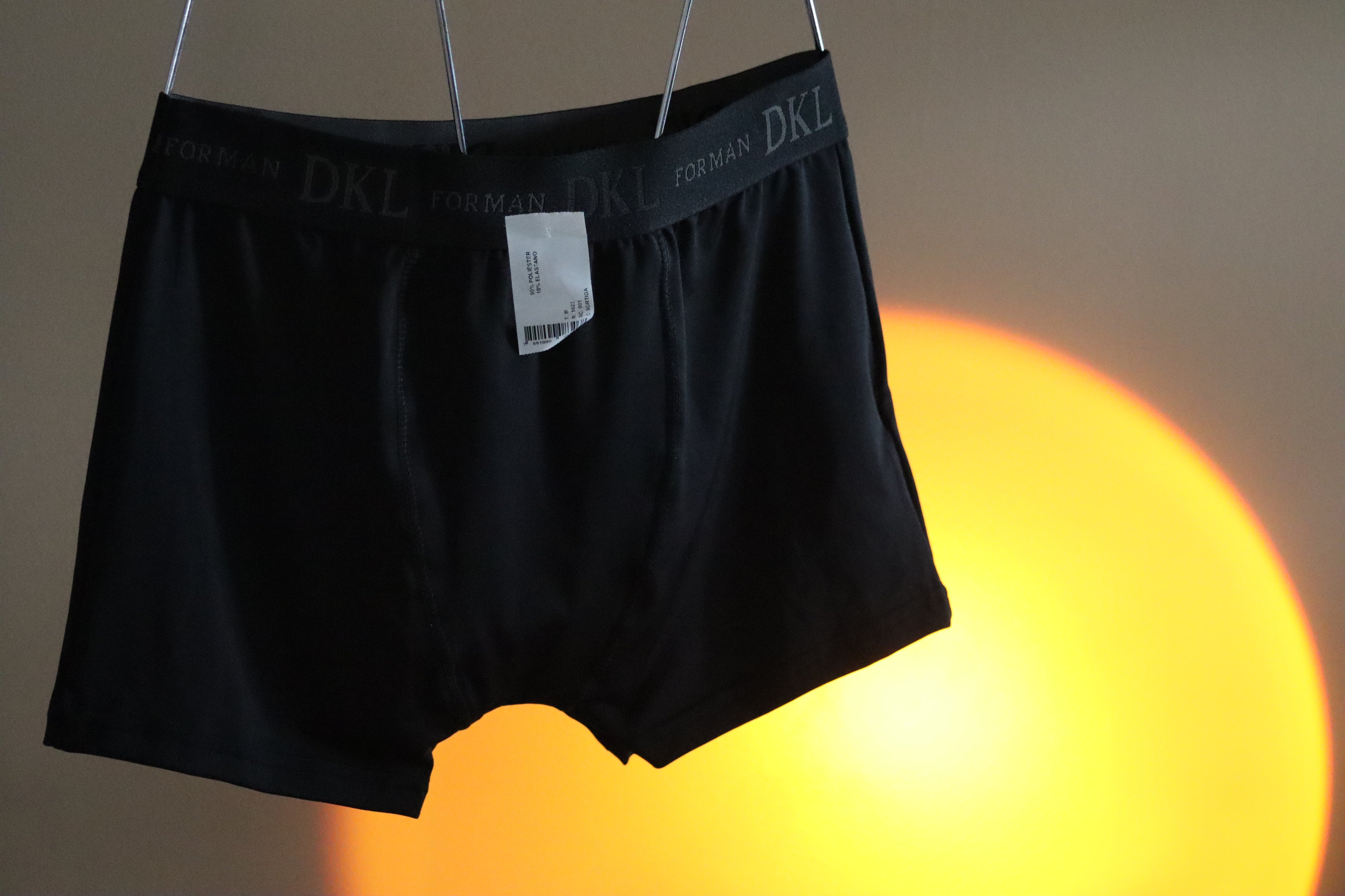 Cueca Boxer de Microfibra Preto