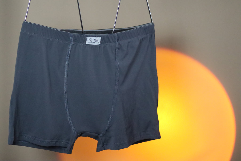 Cueca Elástico Tombado Poliamida Cinza