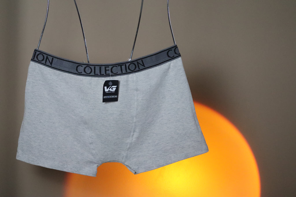 Cueca Boxer Algodão Cinza