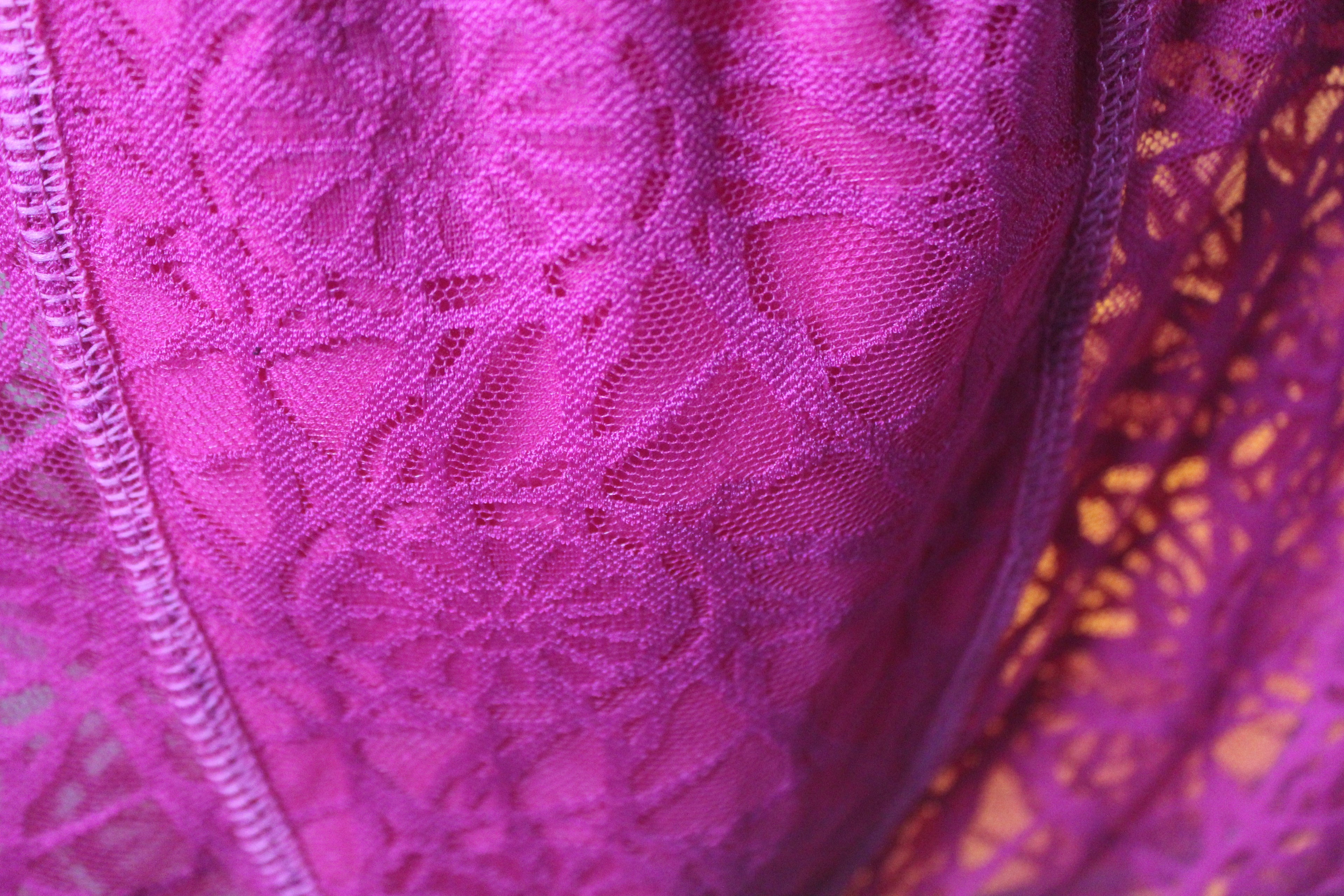 Cueca Boxer de Renda Rosa